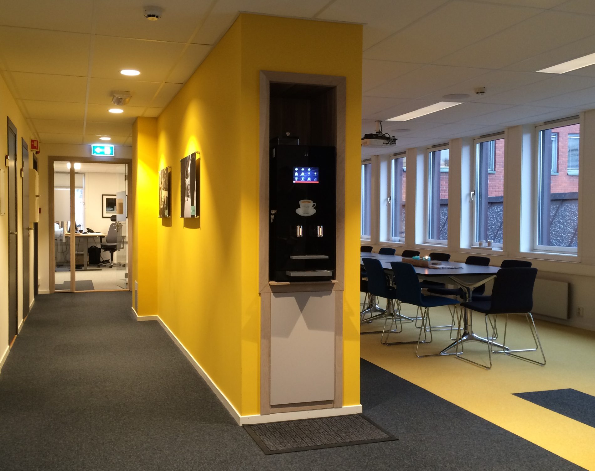 Telemark Fylkeshus Skien, interiør Telemark Fylkeshus Skien, interiør