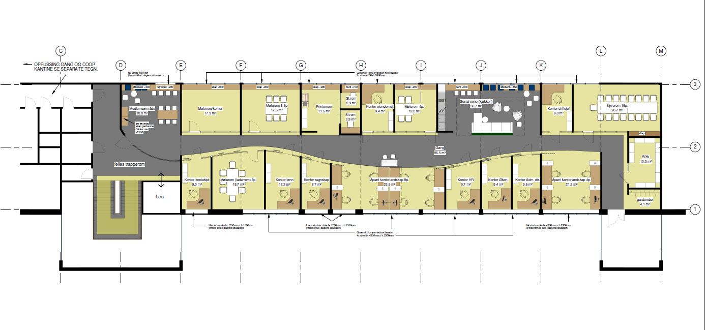 Kontorlokaler for COOP, Sandefjord Kontorlokaler for COOP, Sandefjord