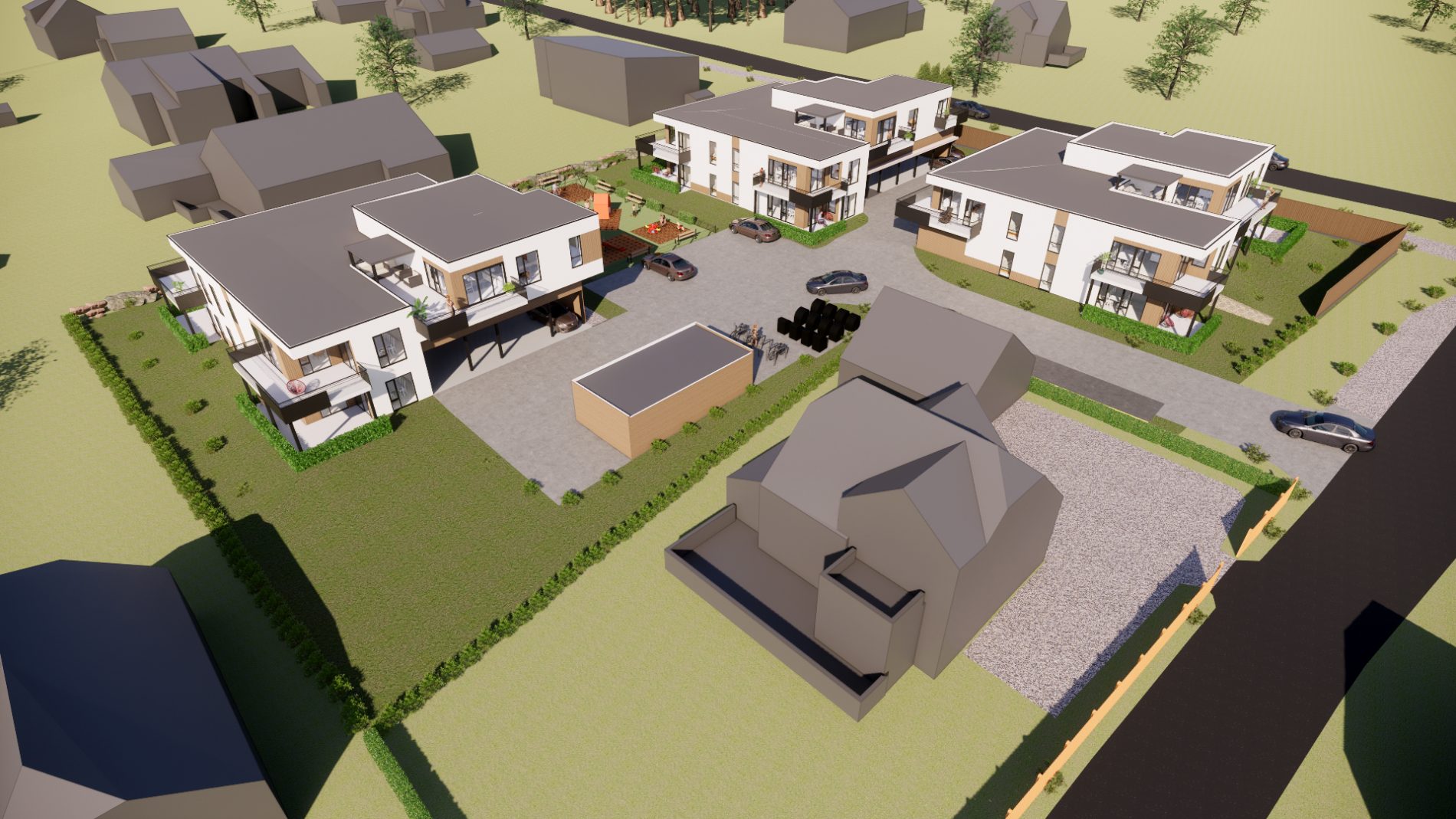 Urbane villabygg på Søndersrød i Larvik Urbane villabygg på Søndersrød i Larvik