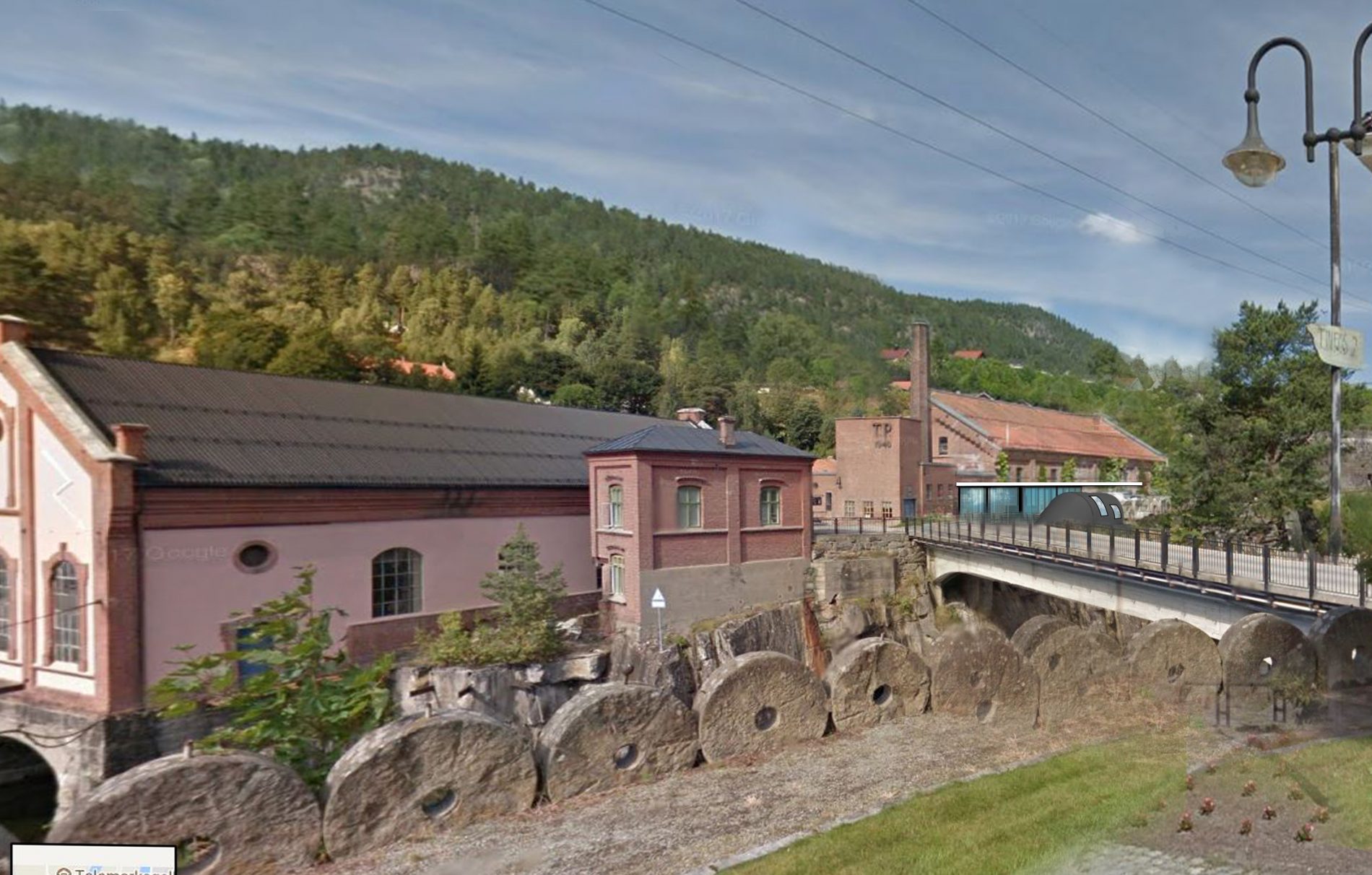 Tinfosbygget på Notodden Tinfosbygget på Notodden