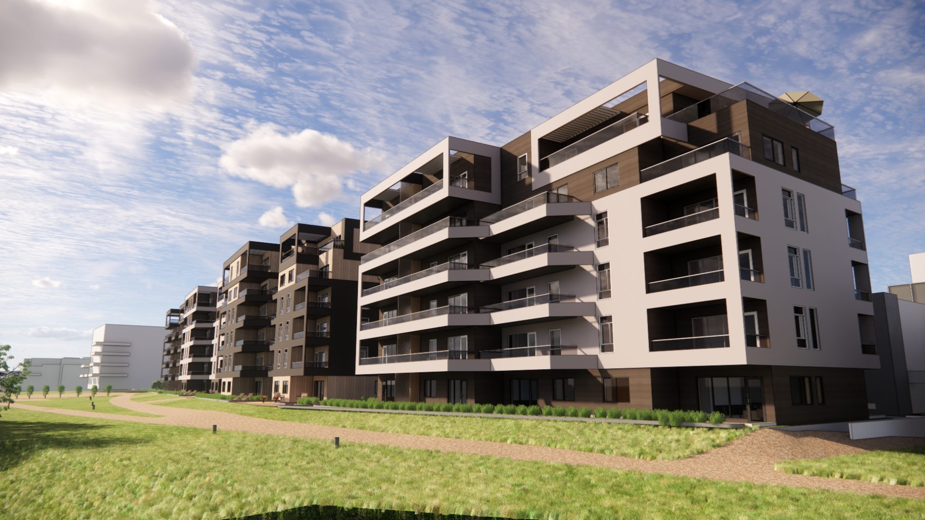 Herkules Park i Skien: 87 leiligheter og parkering Herkules Park i Skien: 87 leiligheter og parkering