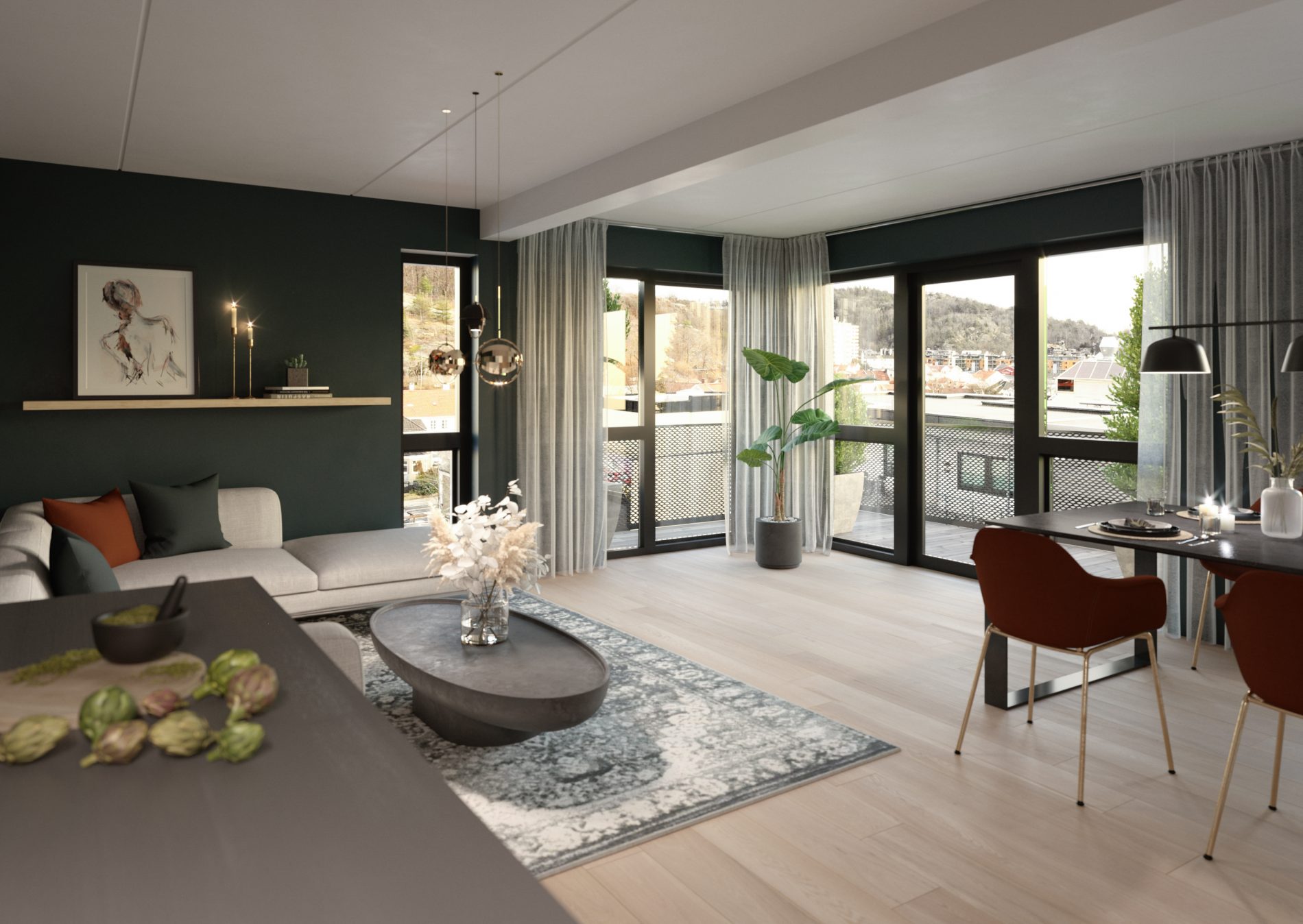 Dokkenkvartalet i Sandefjord: 36 leiligheter og parkering Dokkenkvartalet i Sandefjord: 36 leiligheter og parkering