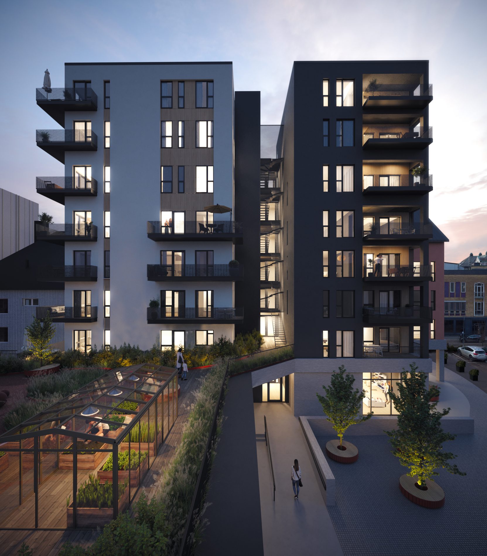 Dokkenkvartalet i Sandefjord: 36 leiligheter og parkering Dokkenkvartalet i Sandefjord: 36 leiligheter og parkering