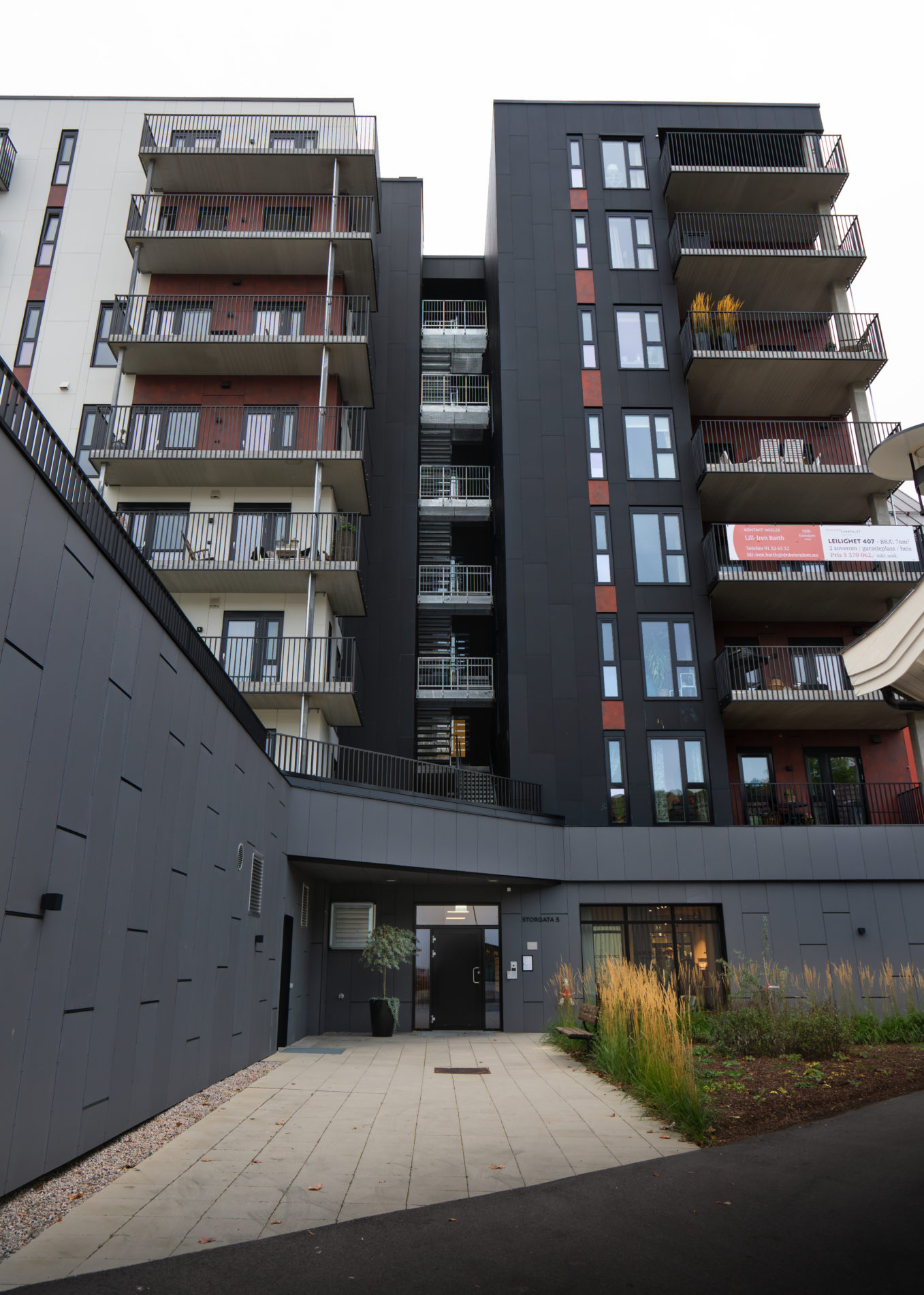 Dokkenkvartalet i Sandefjord: 36 leiligheter og parkering