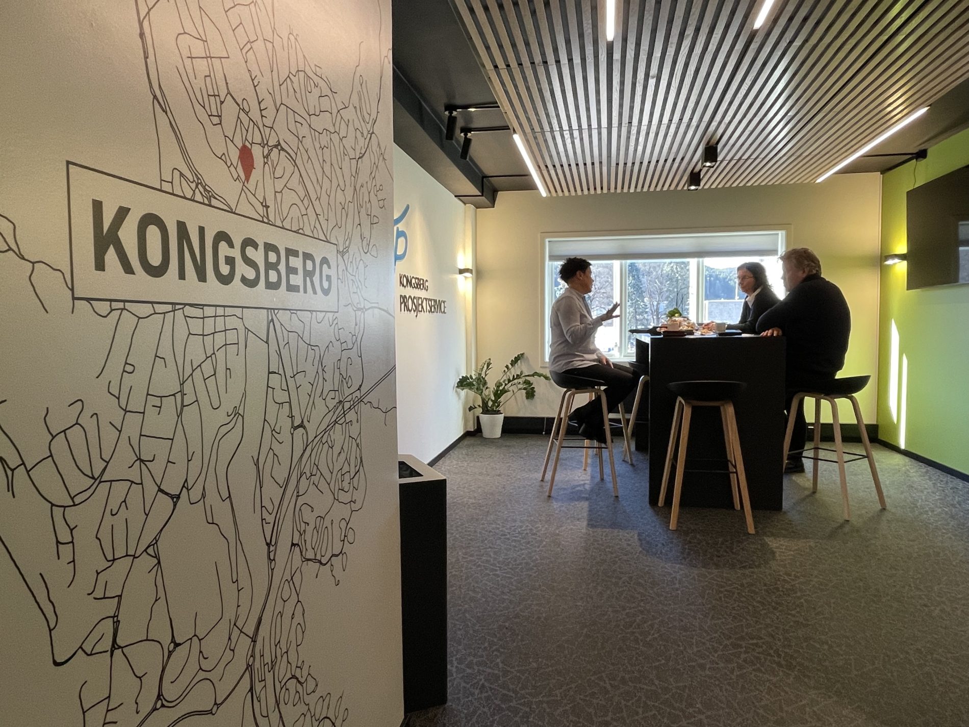 Renovering og oppgradering av kontorlokaler i Kongsberg