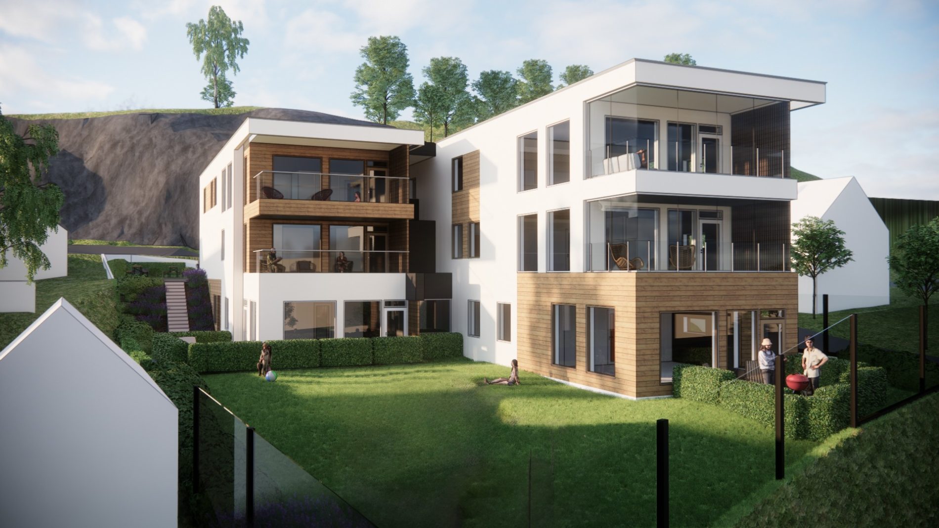 Fem boliger i Sandefjord Fem boliger i Sandefjord