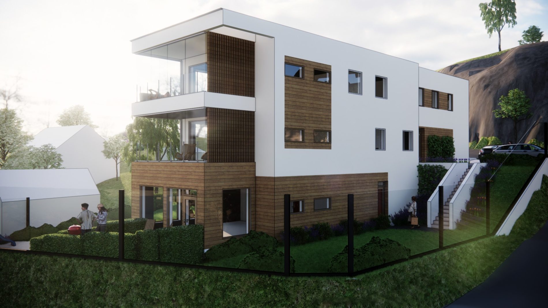 Fem boliger i Sandefjord Fem boliger i Sandefjord