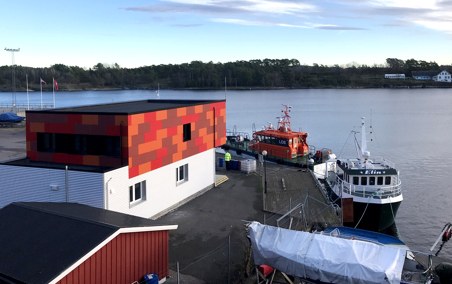 Nytt losbygg i Langesund Nytt losbygg i Langesund