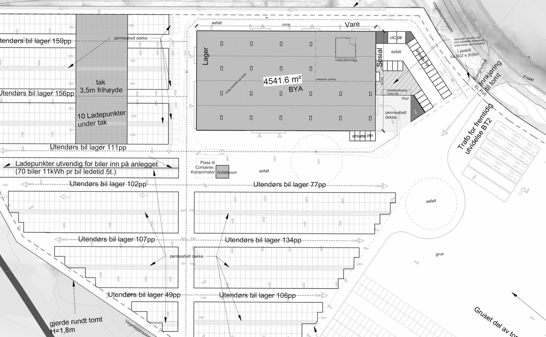 Nytt bilanlegg på Fiskum Nytt bilanlegg på Fiskum